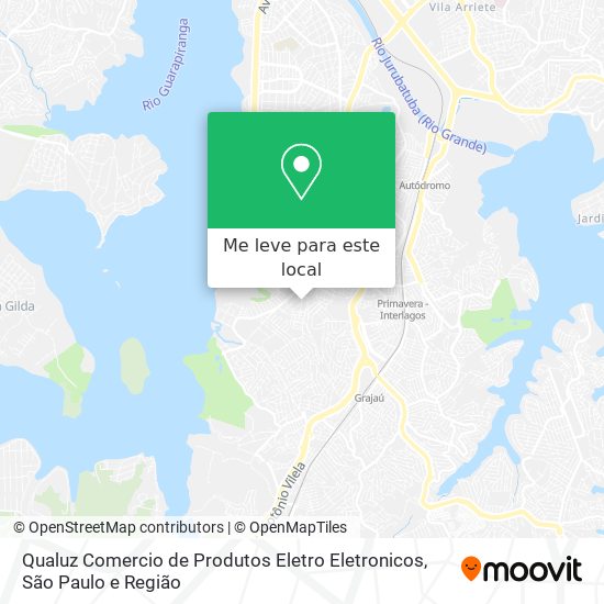 Qualuz Comercio de Produtos Eletro Eletronicos mapa