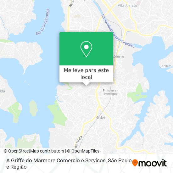 A Griffe do Marmore Comercio e Servicos mapa