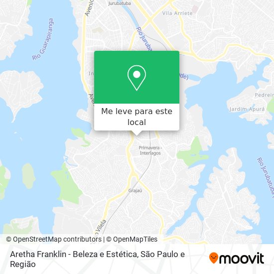 Aretha Franklin - Beleza e Estética mapa