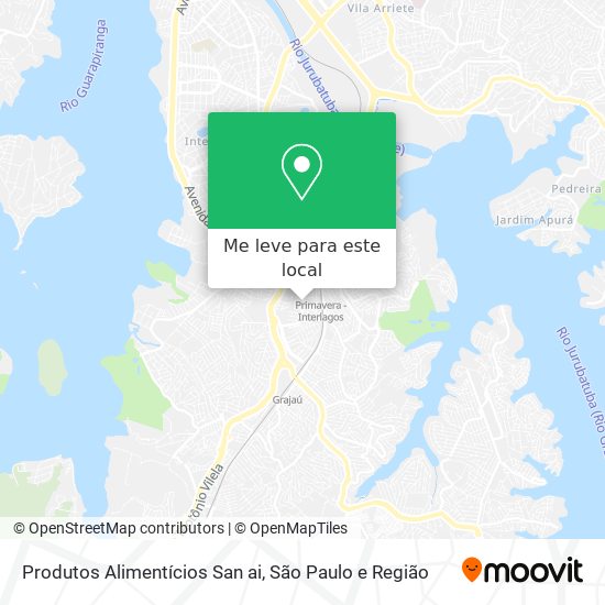 Produtos Alimentícios San ai mapa