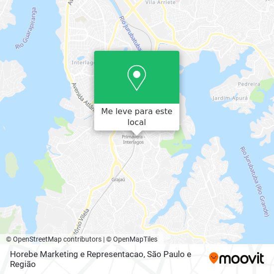 Horebe Marketing e Representacao mapa