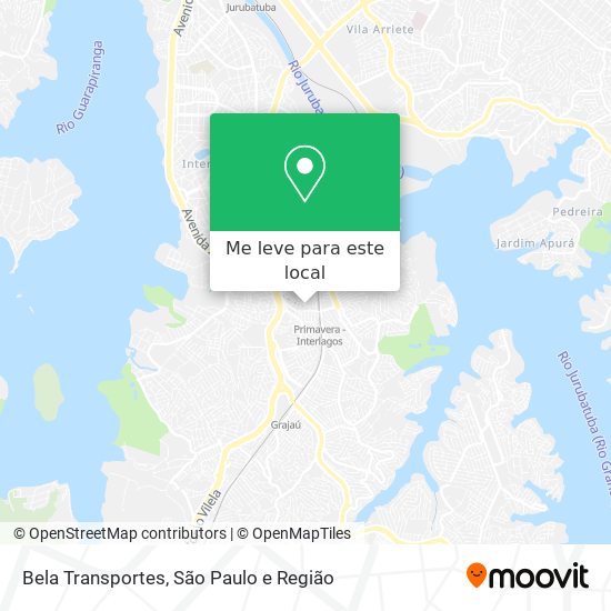 Bela Transportes mapa