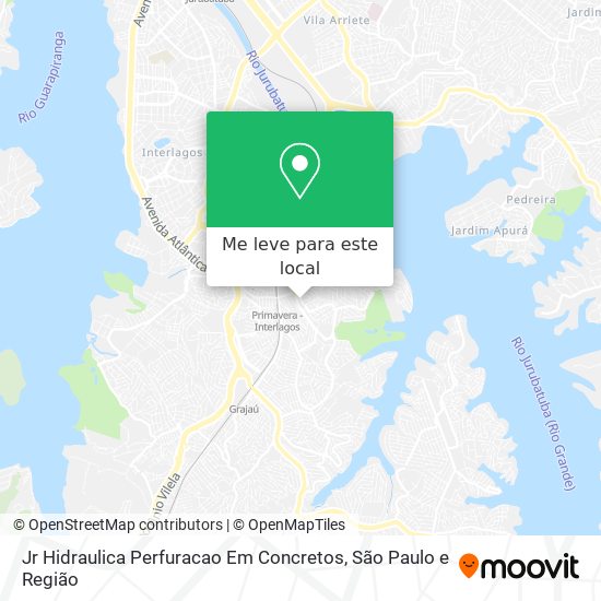 Jr Hidraulica Perfuracao Em Concretos mapa