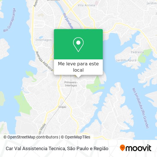 Car Val Assistencia Tecnica mapa