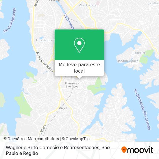Wagner e Brito Comecio e Representacoes mapa
