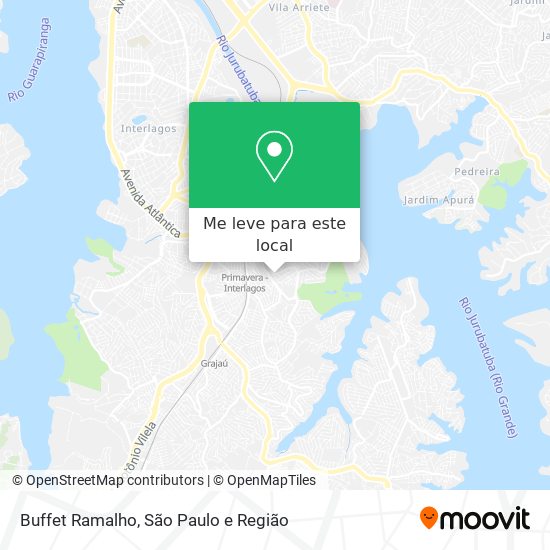 Buffet Ramalho mapa