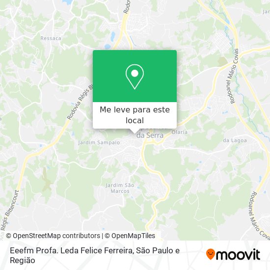 Eeefm Profa. Leda Felice Ferreira mapa