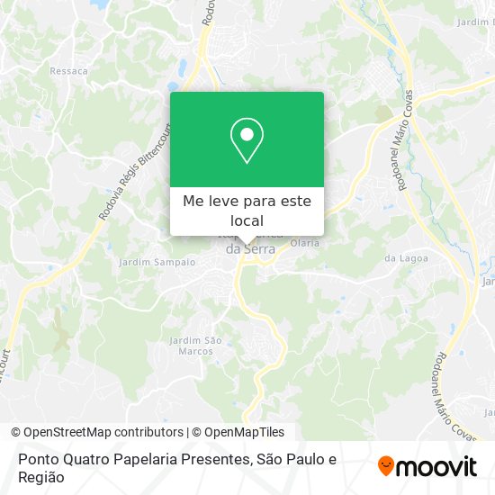 Ponto Quatro Papelaria Presentes mapa