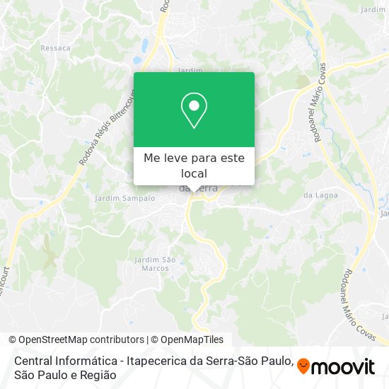 Central Informática - Itapecerica da Serra-São Paulo mapa