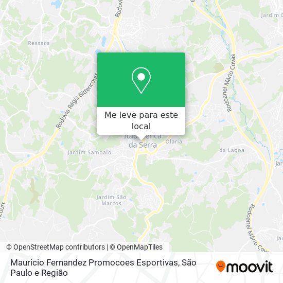 Mauricio Fernandez Promocoes Esportivas mapa