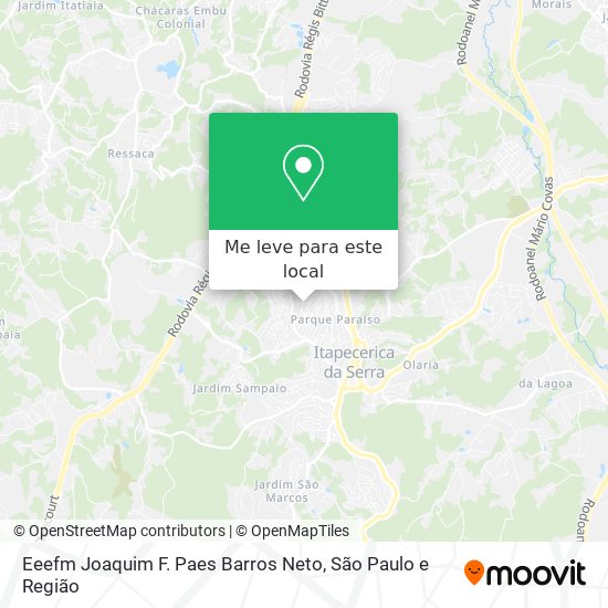 Eeefm Joaquim F. Paes Barros Neto mapa