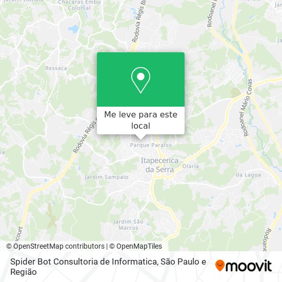 Spider Bot Consultoria de Informatica mapa