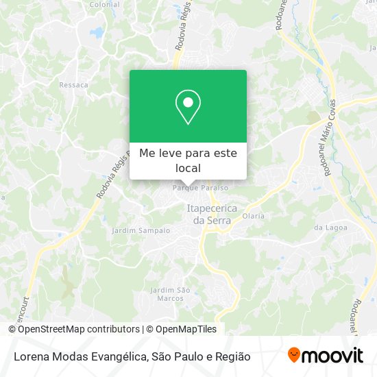 Lorena Modas Evangélica mapa
