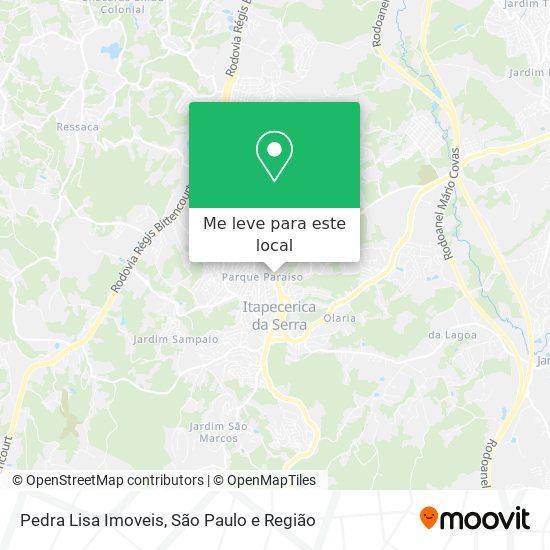 Pedra Lisa Imoveis mapa