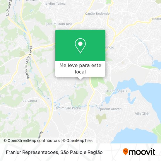 Franlur Representacoes mapa