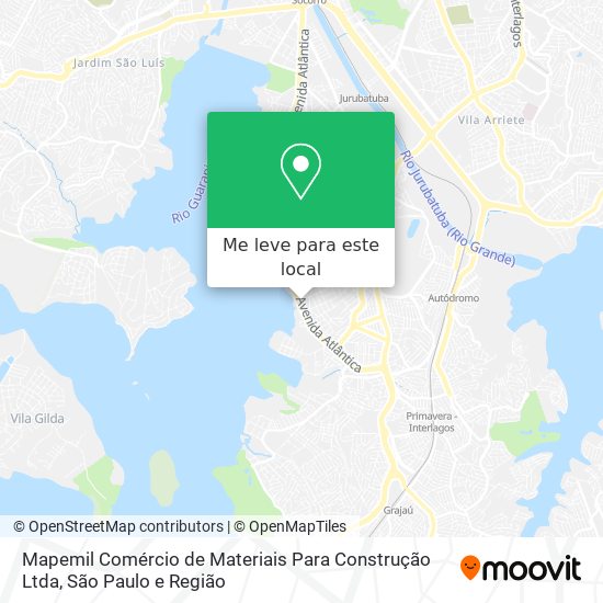 Mapemil Comércio de Materiais Para Construção Ltda mapa