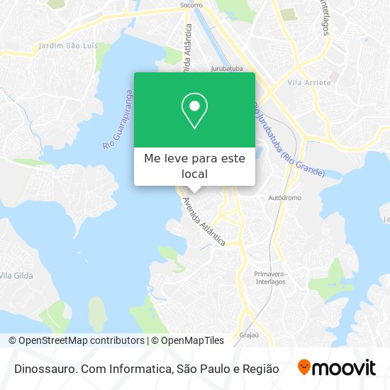 Dinossauro. Com Informatica mapa