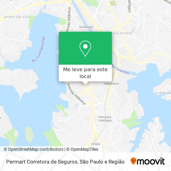 Permart Corretora de Seguros mapa