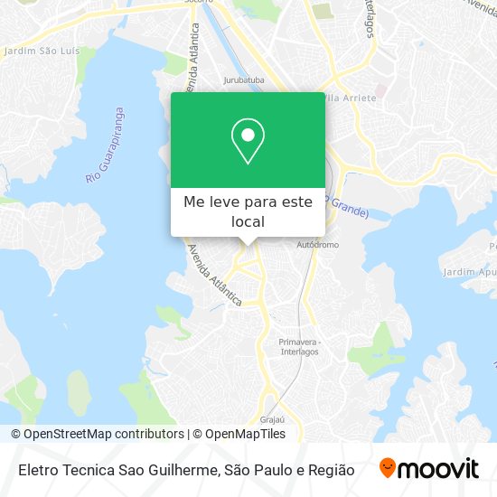 Eletro Tecnica Sao Guilherme mapa