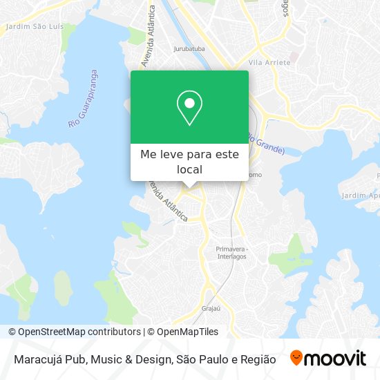 Maracujá Pub, Music & Design mapa