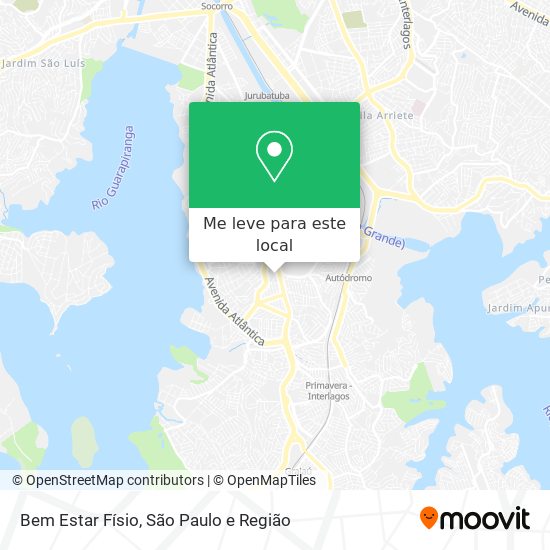 Bem Estar Físio mapa