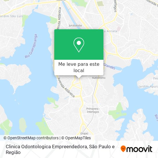 Clinica Odontologica Empreendedora mapa
