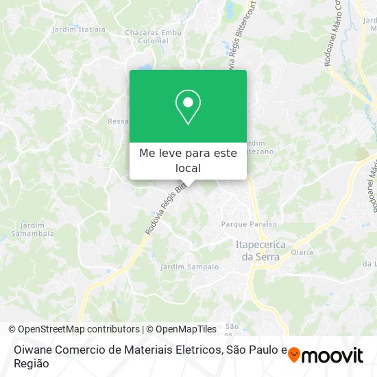 Oiwane Comercio de Materiais Eletricos mapa