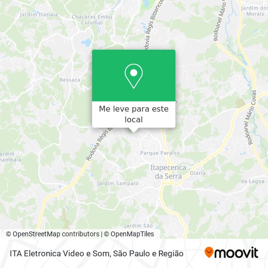 ITA Eletronica Video e Som mapa