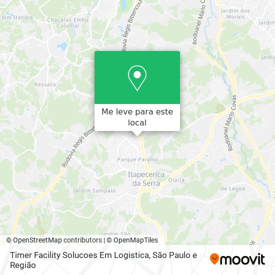 Timer Facility Solucoes Em Logistica mapa