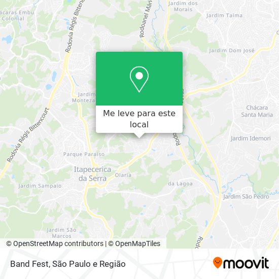 Band Fest mapa