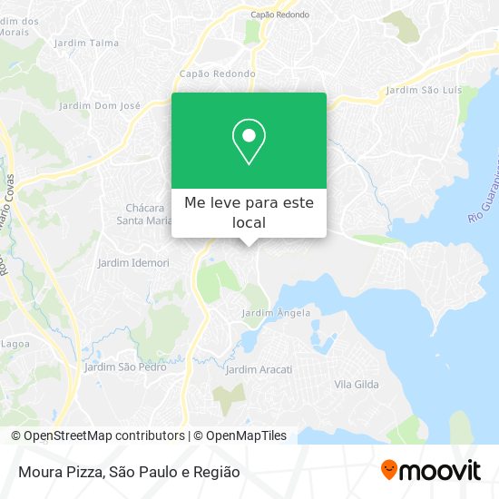 Moura Pizza mapa
