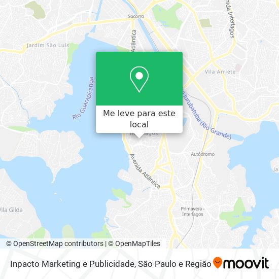 Inpacto Marketing e Publicidade mapa