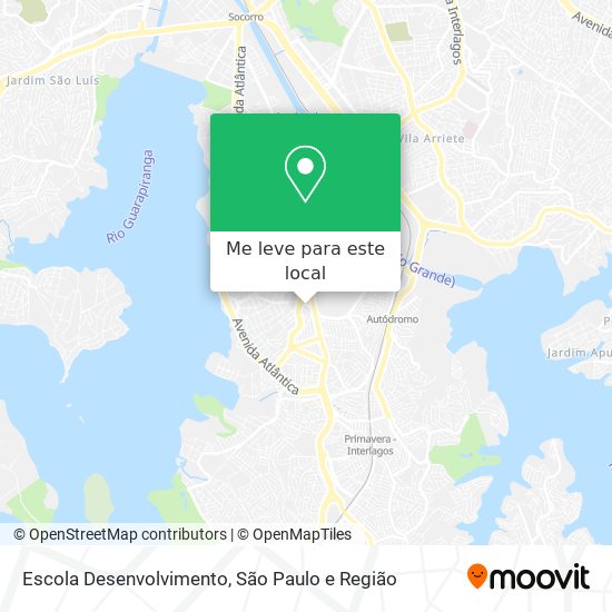 Escola Desenvolvimento mapa