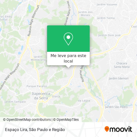 Espaço Lira mapa