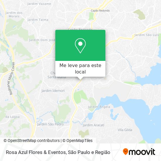 Rosa Azul Flores & Eventos mapa