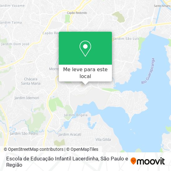 Escola de Educação Infantil Lacerdinha mapa