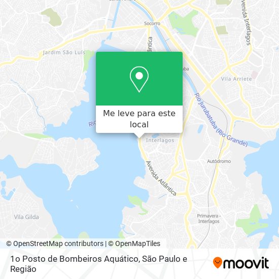 1o Posto de Bombeiros Aquático mapa