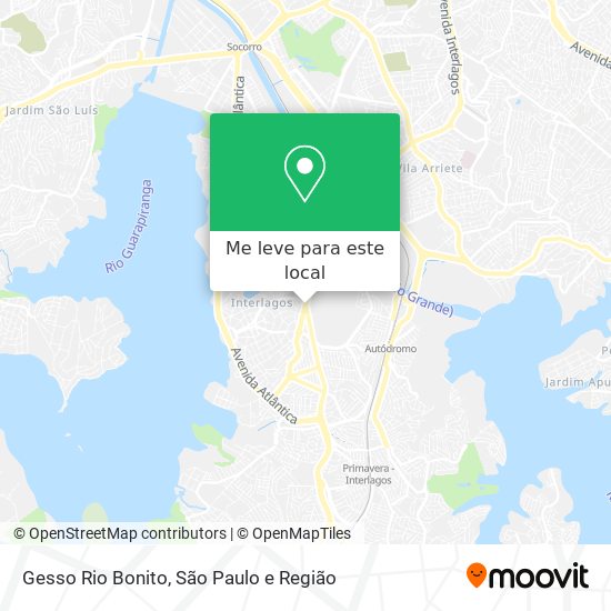 Gesso Rio Bonito mapa