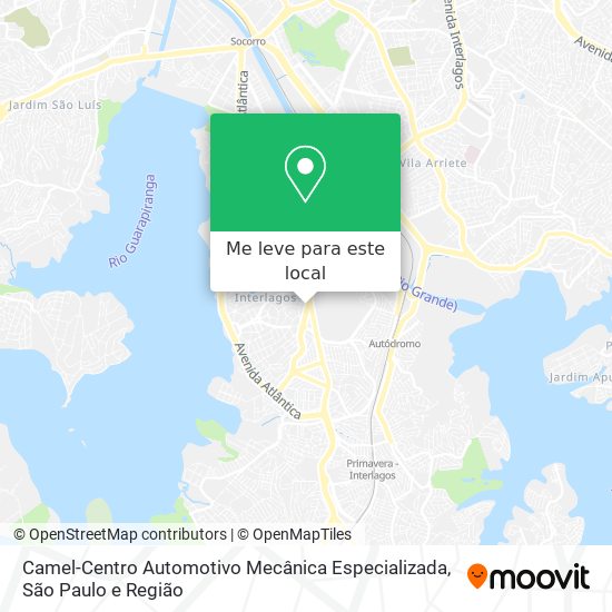 Camel-Centro Automotivo Mecânica Especializada mapa