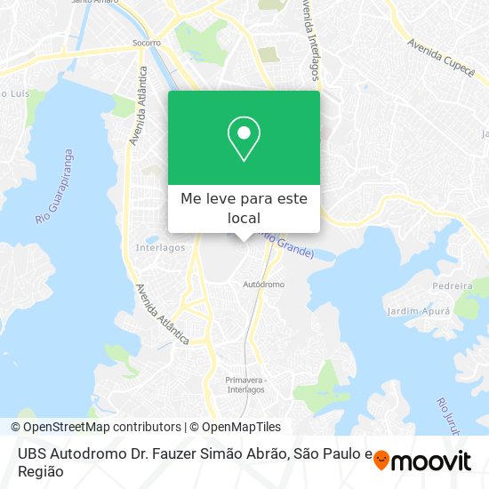 UBS Autodromo Dr. Fauzer Simão Abrão mapa