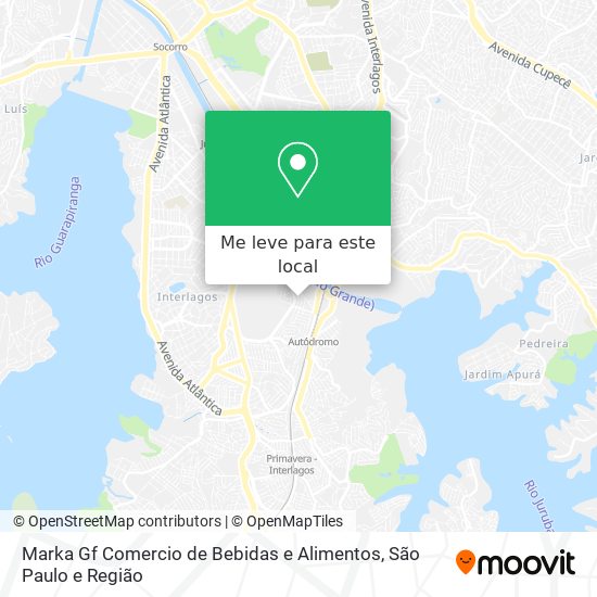 Marka Gf Comercio de Bebidas e Alimentos mapa