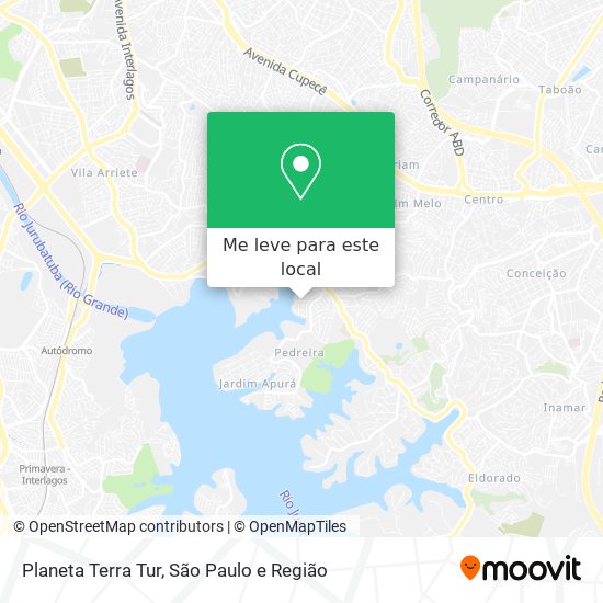 Planeta Terra Tur mapa