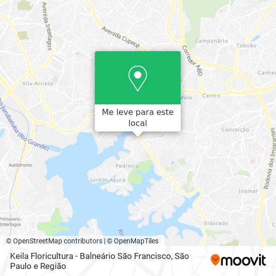 Keila Floricultura - Balneário São Francisco mapa