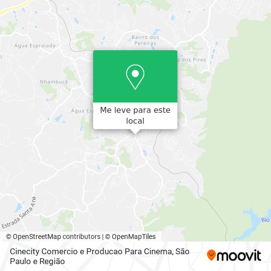 Cinecity Comercio e Producao Para Cinema mapa
