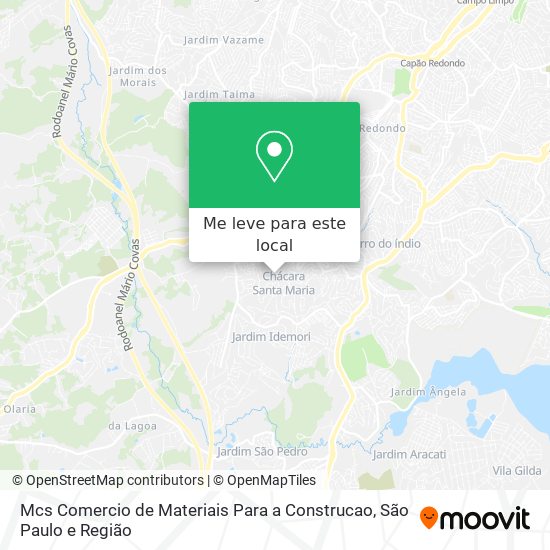 Mcs Comercio de Materiais Para a Construcao mapa