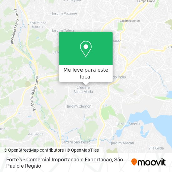 Forte's - Comercial Importacao e Exportacao mapa