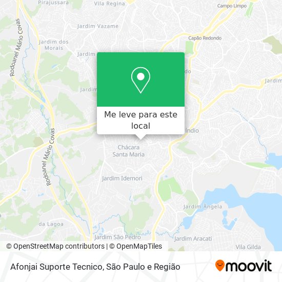 Afonjai Suporte Tecnico mapa