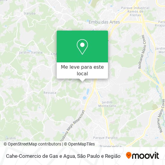 Cahe-Comercio de Gas e Agua mapa