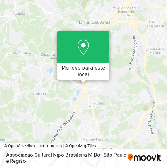 Associacao Cultural Nipo Brasileira M Boi mapa
