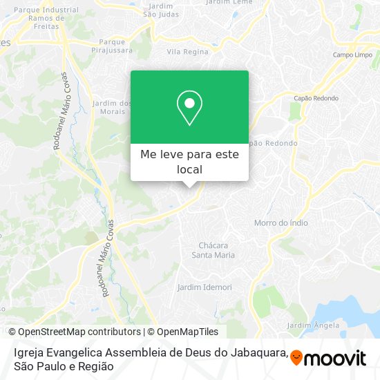 Igreja Evangelica Assembleia de Deus do Jabaquara mapa